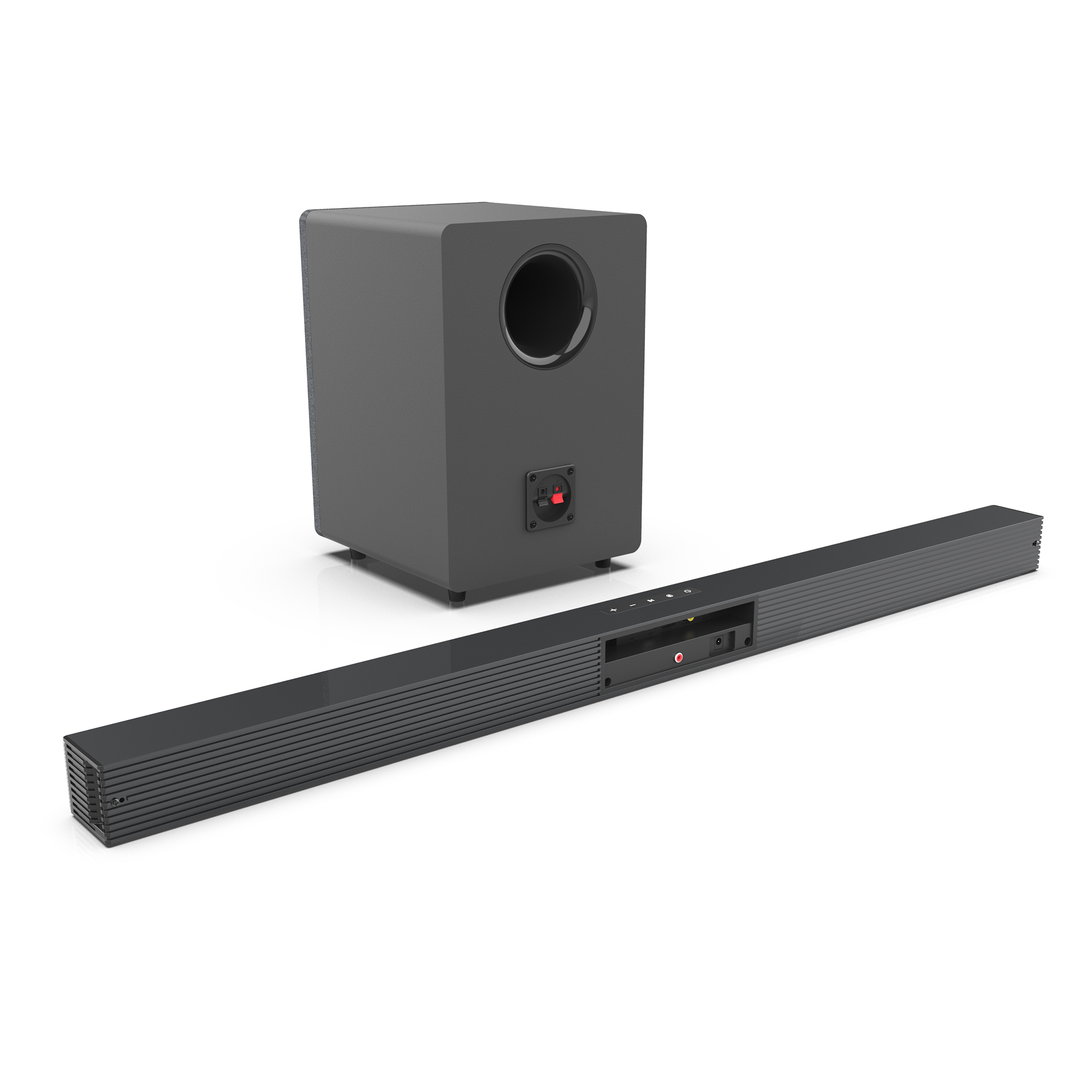 Home Cinema With Wireless Rear Speakers - شريط صوت للتلفزيون 84 وات مع
