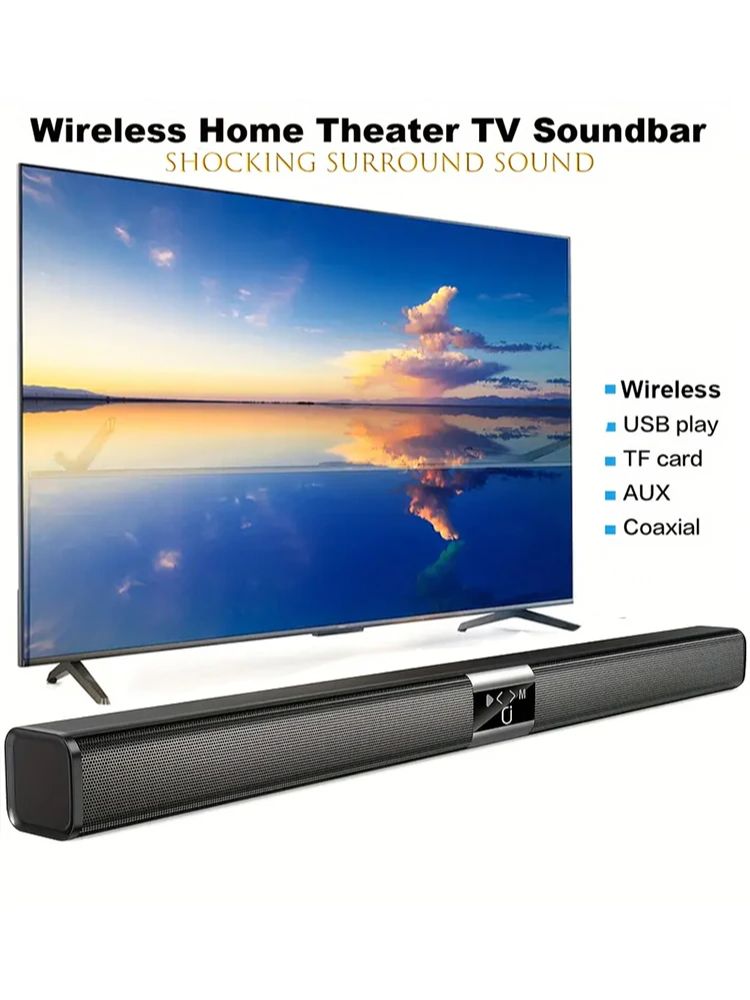Home Cinema With Wireless Rear Speakers - ساوندبار سينما، ساوندبار هاي فاي، مكبر