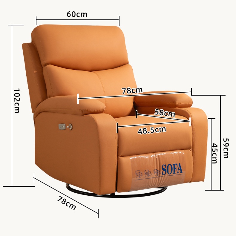Home Cinema Lounge - أريكة كهربائية فاخرة قابلة للتعديل لغرفة