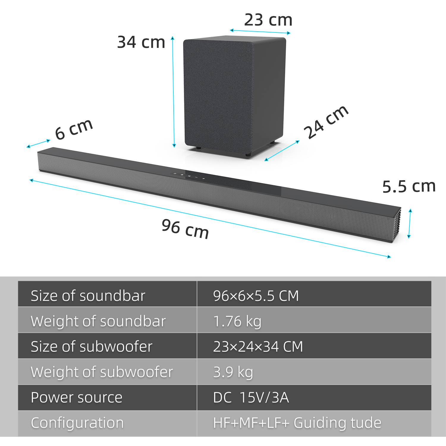 شريط صوت للتلفزيون 84 وات مع ص - مراجعة Home Cinema With Wireless Rear Speakers وسعره