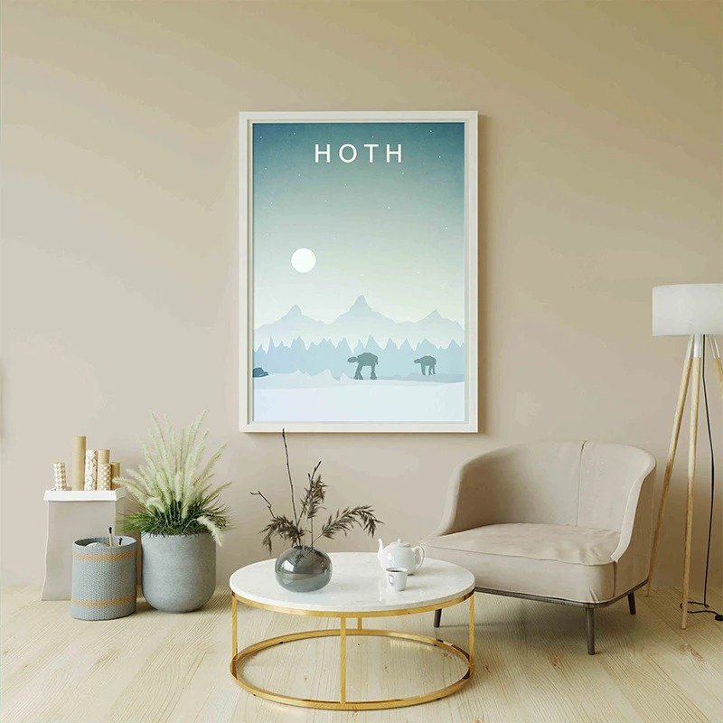 لوحة قماشية بتصميم تجريدي لمنا - مراجعة Home Cinema Decor وسعره