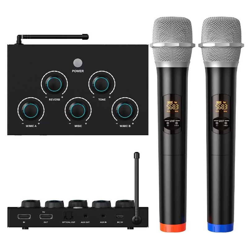HD اللاسلكية كاريوكي ميكروفون  - مراجعة Home Cinema With Wireless Rear Speakers وسعره