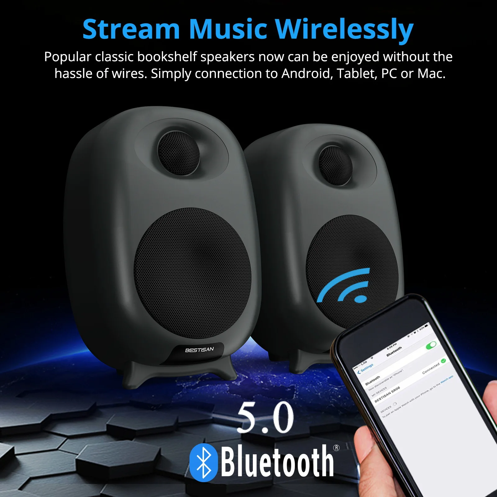 مكبرات صوت بلوتوث للألعاب Best - مراجعة Home Cinema With Wireless Rear Speakers وسعره