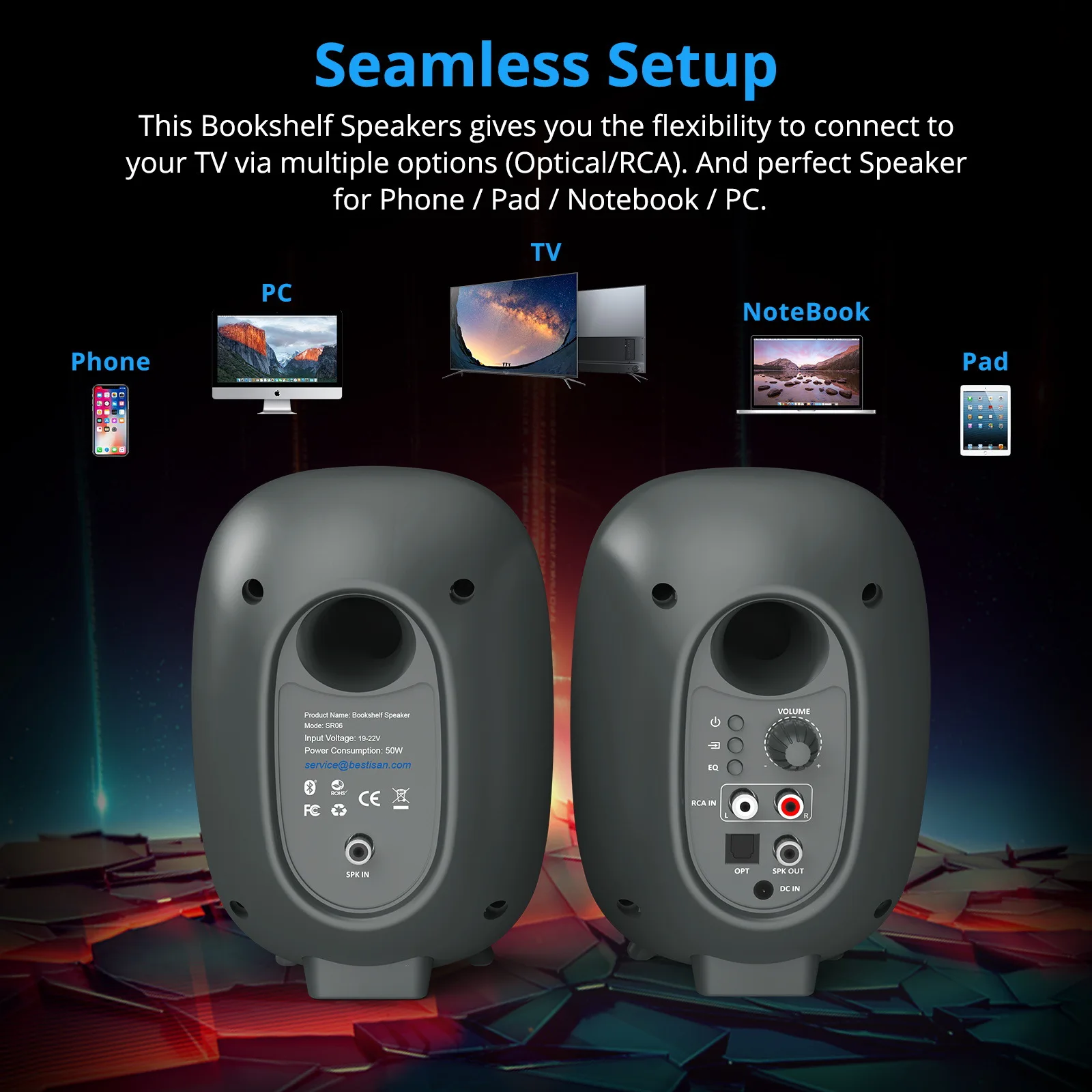 مكبرات صوت بلوتوث للألعاب Best - مراجعة Home Cinema With Wireless Rear Speakers وسعره