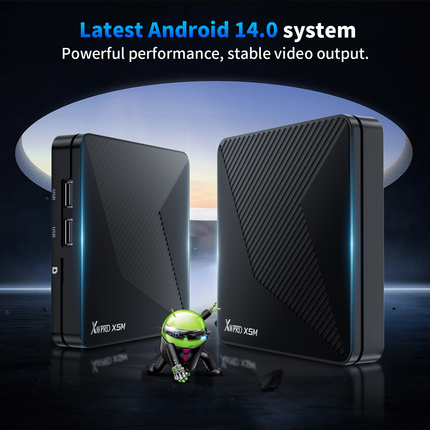 جهاز X88Pro X5M 8K Ultra HD AI - مراجعة Home Cinema Google وسعره