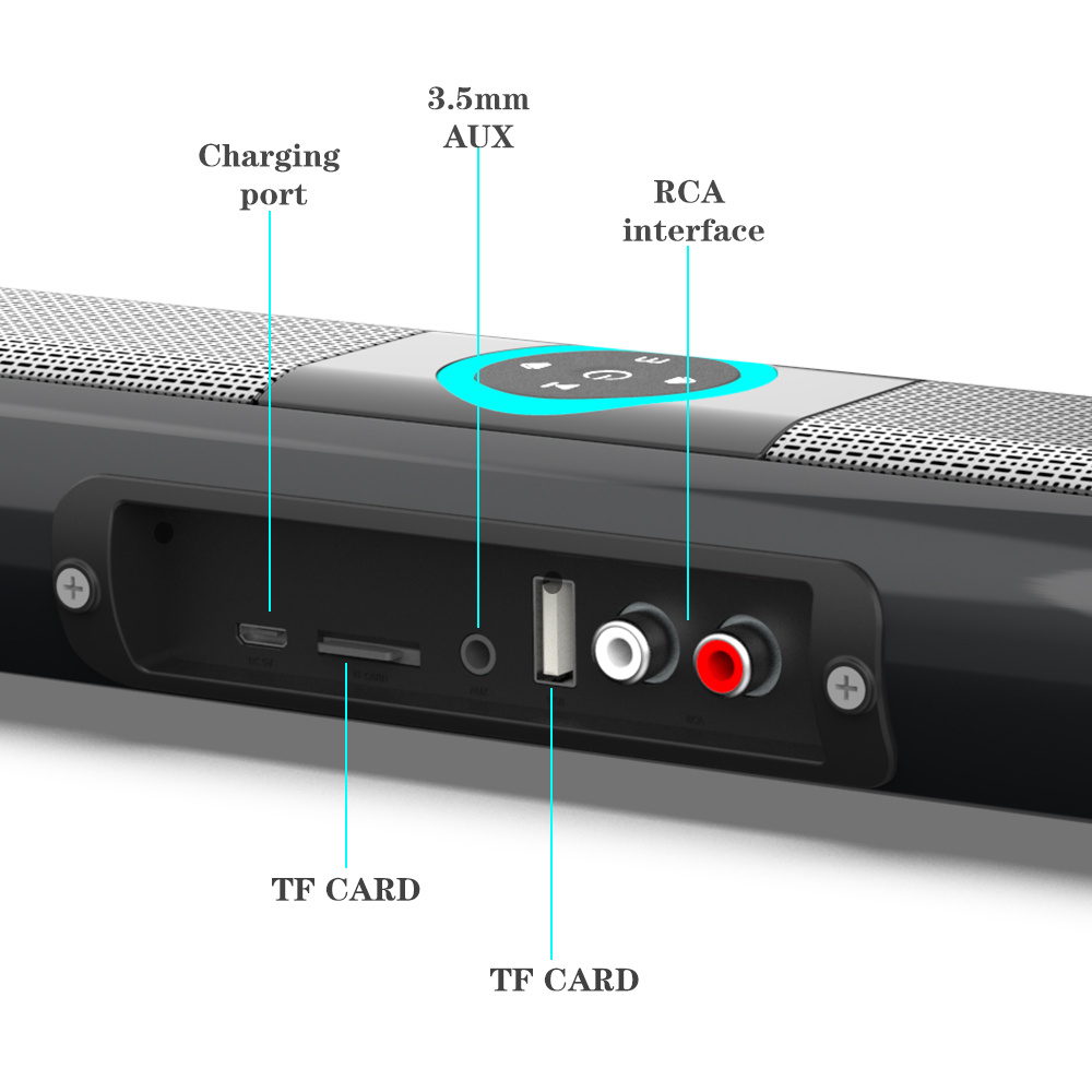 بلوتوث لاسلكي نظام مكبر صوت شر - مراجعة Home Cinema With Wireless Rear Speakers وسعره