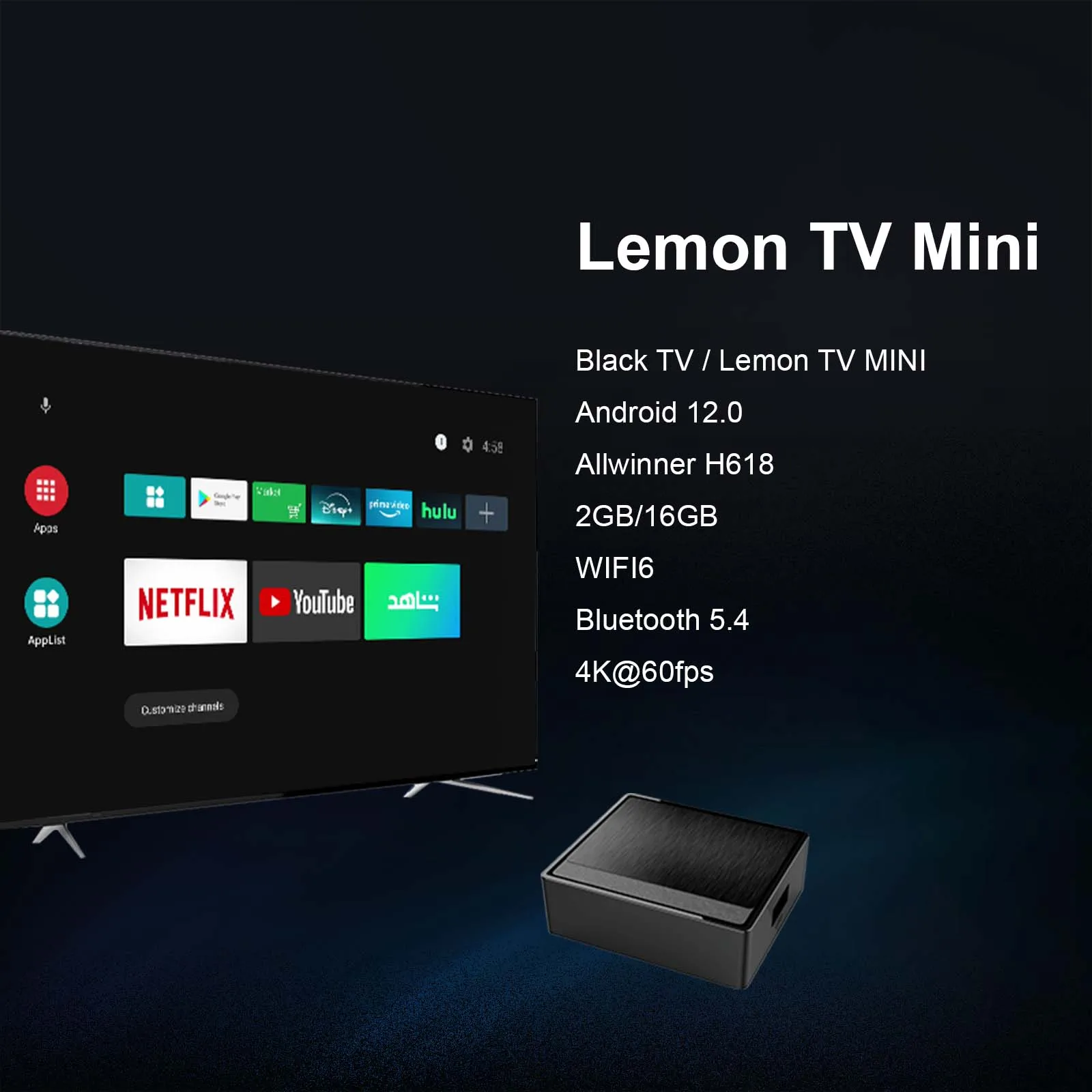 بوكس بوت ليمون ميني تي في بوكس - مراجعة Home Cinema Google وسعره
